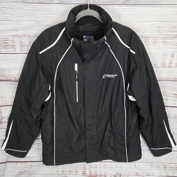 Cape Fear Sportswear Other - Cape Fear Sportswear Lined Mens Coat L Wind Water Resistant Warm Bomber Jacket